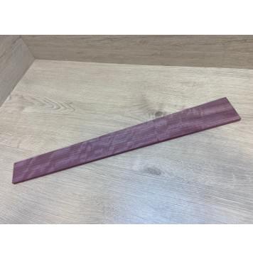 Амарант Пламя заготовка накладки для электрогитары Радиал АА Волна АА 8.3х77-57х602 мм-5