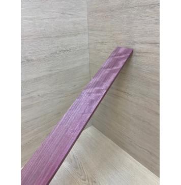 Амарант Пламя заготовка накладки для электрогитары Радиал АА Волна АА 8.3х77-57х602 мм-8