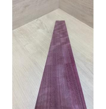 Амарант Пламя заготовка накладки для электрогитары Радиал АА Волна АА 8.3х77-57х602 мм-2