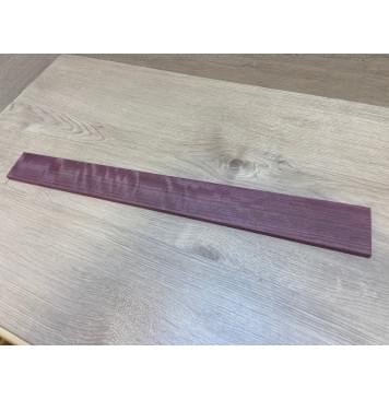 Амарант Пламя заготовка накладки для электрогитары Радиал АА Волна АА 9х74-57х603 мм-7