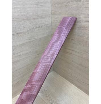 Амарант Пламя заготовка накладки для электрогитары Радиал АА Волна А 8.8х76-56х602 мм-7