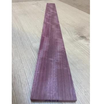 Амарант Пламя заготовка накладки для электрогитары Радиал АА Волна АА 10х76-56х602 мм-2