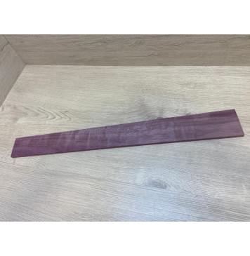 Амарант Пламя заготовка накладки для электрогитары Смешанный ААА Волна А 8х74-57х602 мм-4