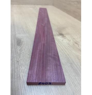 Амарант Пламя заготовка накладки для электрогитары Радиал АА Волна АА 9.4х76-57х602 мм-1