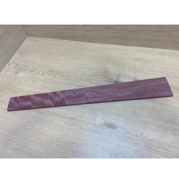 Амарант Пламя заготовка накладки для электрогитары Радиал АА Волна АА 9.4х76-57х602 мм-3