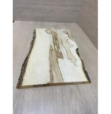 Клён Американский  заготовка на топ для Тревел гитары Смешанный АА 13х225х470 мм (Цельный)-3