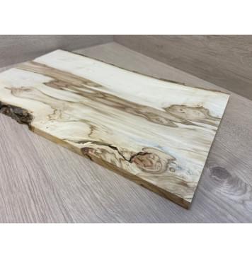 Клён Американский  заготовка на топ для Тревел гитары Смешанный АА 13х225х470 мм (Цельный)-5