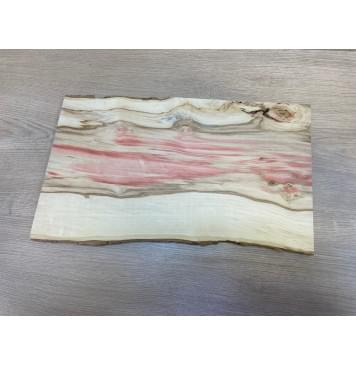 Клён Американский  заготовка на топ для Тревел гитары Смешанный АА 13х225х470 мм (Цельный)-6