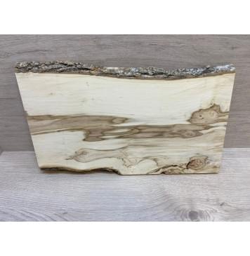 Клён Американский  заготовка на топ для Тревел гитары Смешанный АА 13х225х470 мм (Цельный)-1