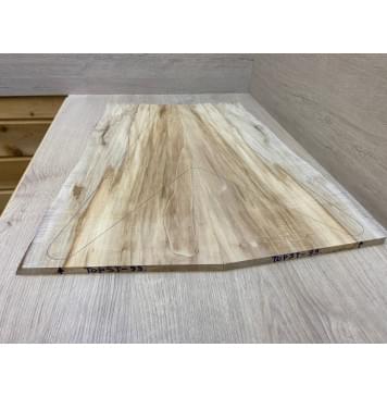 Клён Американский заготовка на топ Смешанный АА 11х240-183х587 мм - 2 шт. (книжкой)-5