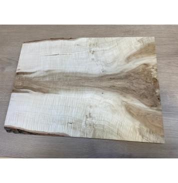 Клён Чёрный Явор, Волнистый заготовка на топ Смешанный АА Волна АА 19х194-145х530 мм - 2 шт. (книжкой)-9