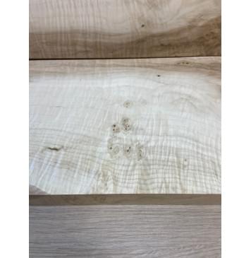 Клён Чёрный Явор, Волнистый заготовка на топ Смешанный АА Волна АА 19х194-145х530 мм - 2 шт. (книжкой)-6