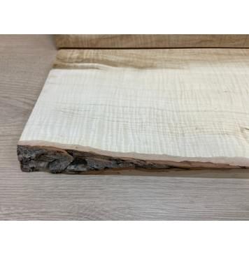 Клён Чёрный Явор, Волнистый заготовка на топ Смешанный АА Волна АА 19х194-145х530 мм - 2 шт. (книжкой)-7