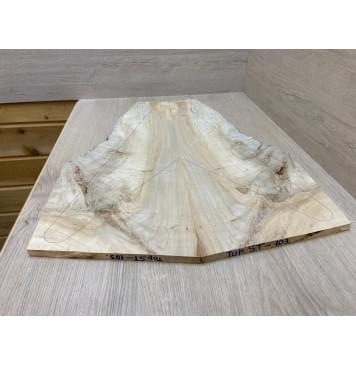 Клён Американский Волнистый заготовка на топ Смешанный А Волна А 12х237-95х612 мм - 2 шт. (книжкой)-2