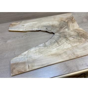 Клён Американский Волнистый заготовка на топ Смешанный А Волна А 12х237-95х612 мм - 2 шт. (книжкой)-7