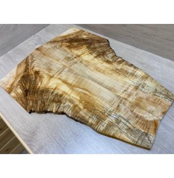 Клён Американский Волнистый заготовка на топ Смешанный А Волна А 12х237-95х612 мм - 2 шт. (книжкой)-0