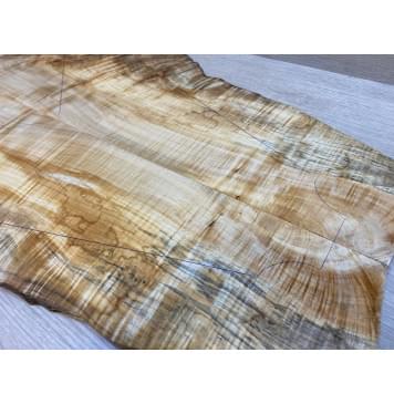 Клён Американский Волнистый заготовка на топ Смешанный А Волна А 12х237-95х612 мм - 2 шт. (книжкой)-13