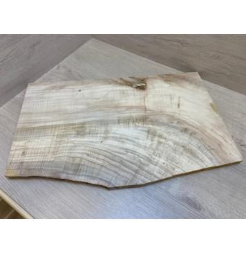 Клён Американский Волнистый заготовка на топ Смешанный А Волна А 17х304-280х525 мм - (цельный)-7