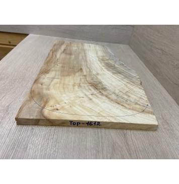 Клён Американский Волнистый заготовка на топ Смешанный А Волна А 18х305-267х505 мм -  (цельный)-7