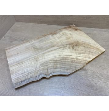 Клён Американский Волнистый заготовка на топ Смешанный А Волна А 18х305-267х505 мм -  (цельный)-4