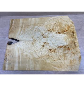 Клён Американский заготовка на топ Смешанный ААА Волна АА 16х250-237х600 мм - 2 шт. (книжкой)-7