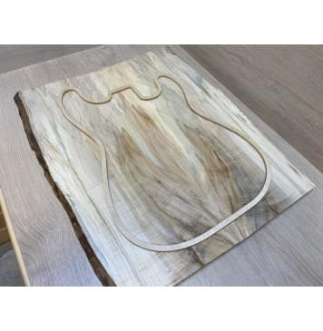 Клён Американский заготовка на топ Смешанный ААА 13х200-188х537-547 мм - 2 шт. (книжкой)-7