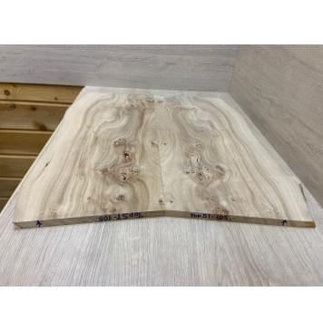 Карагач Кап заготовка на топ Смешанный АА 13х225х575 мм - 2 шт. (книжкой) Карагач Кап заготовка на топ Смешанный АА 13х225х575 мм - 2 шт. (книжкой)-1