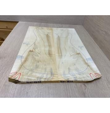 Клён Американский заготовка на топ Радиал АА 11х180х480 мм - 2шт (книжкой)-2