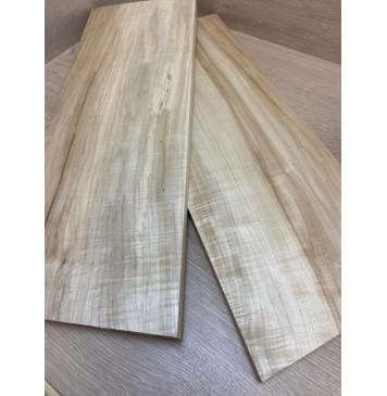 Клён Американский Волнистый заготовка на топ Радиал А Волна А 18х190х540-525 мм - 2 шт. (книжкой)-7