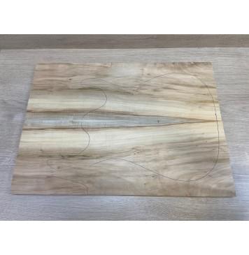 Клён Американский заготовка на топ Смешанный А 18х192х530 мм - 2 шт. (книжкой)-0