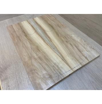 Клён Американский заготовка на топ Смешанный А 18х192х530 мм - 2 шт. (книжкой)-2