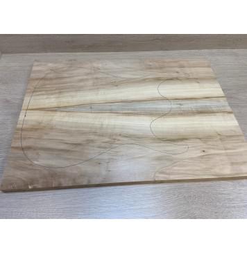 Клён Американский заготовка на топ Смешанный А 18х192х530 мм - 2 шт. (книжкой)-5