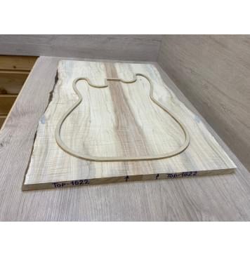 Клён Американский Волнистый заготовка на топ Смешанный ААА Волна ААА 17х208-187х635 мм - 2 шт. (книжкой)-2