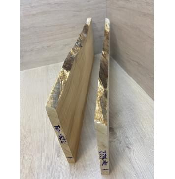 Клён Американский Волнистый заготовка на топ Смешанный ААА Волна ААА 17х208-187х635 мм - 2 шт. (книжкой)-8