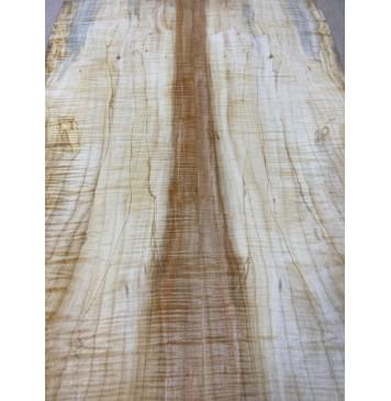 Клён Американский Волнистый заготовка на топ Смешанный ААА Волна ААА 17х208-187х635 мм - 2 шт. (книжкой)-12