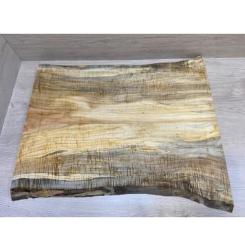 Клён Американский Волнистый заготовка на топ Смешанный ААА Волна ААА 18х230-200х630 мм - 2 шт. (книжкой)-13