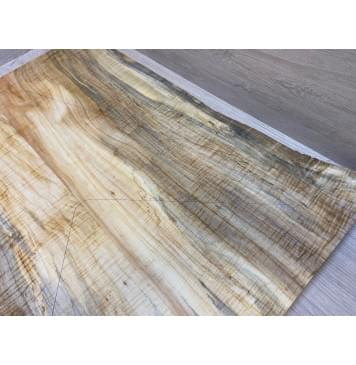 Клён Американский Волнистый заготовка на топ Смешанный ААА Волна ААА 18х230-200х630 мм - 2 шт. (книжкой)-4