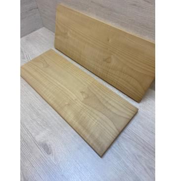 Клён Белый Печёный 180гр заготовка на топ Тангент А 18х180х458 мм - 2 шт.(книжкой)-5