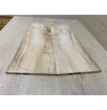 Клён Американский заготовка на топ Смешанный А 9х167-135х447 мм - 2 шт. (книжкой)-1