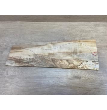 Клён Американский Волнистый заготовка на топ Смешанный АА Волна АА 18х185-150-130х510-520мм (1 шт под распил)-3