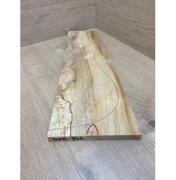 Клён Американский Волнистый заготовка на топ Смешанный АА Волна АА 18х185-150-130х510-520мм (1 шт под распил)-4