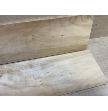 Клён Американский заготовка на топ Смешанный А 11х165-158х525 мм - 2 шт. (книжкой)-6