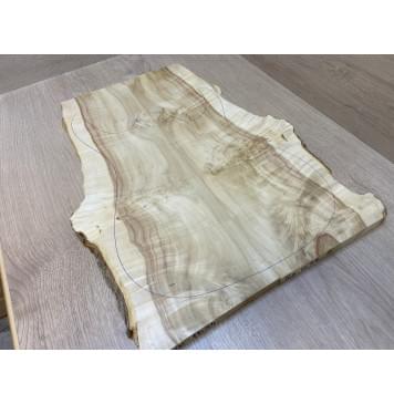 Клён Американский Каповый заготовка на топ Смешанный ААА Кап А 20х160-190-120х505 мм - 2 шт. (книжкой)-4