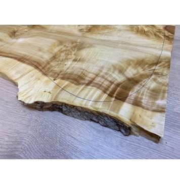 Клён Американский Каповый заготовка на топ Смешанный ААА Кап А 20х160-190-120х505 мм - 2 шт. (книжкой)-7