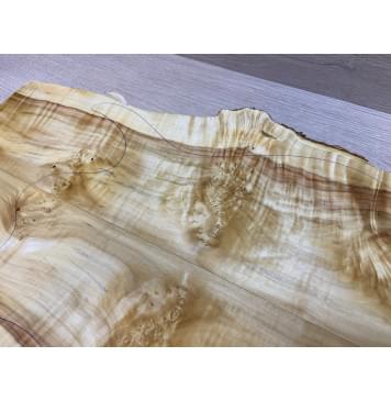 Клён Американский Каповый заготовка на топ Смешанный ААА Кап А 20х160-190-120х505 мм - 2 шт. (книжкой)-8