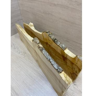 Клён Американский Каповый заготовка на топ Смешанный ААА Кап А 20х160-190-120х505 мм - 2 шт. (книжкой)-10