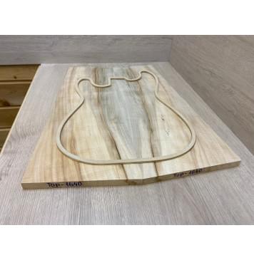 Клён Американский Spalted заготовка на топ Смешанный ААА 17х223-173х555 мм - 2шт (книжкой)-7