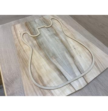 Клён Американский Spalted заготовка на топ Смешанный ААА 17х223-173х555 мм - 2шт (книжкой)-6