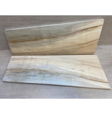Клён Американский Spalted заготовка на топ Смешанный ААА 17х223-173х555 мм - 2шт (книжкой)-3
