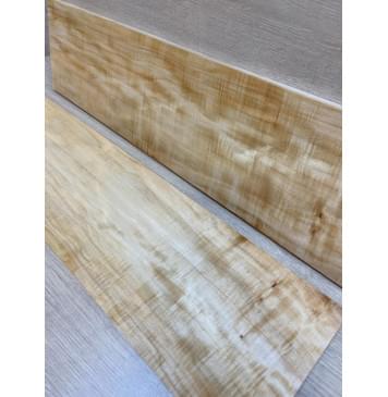 Клён Американский Волнистый заготовка на топ Радиал А Волна А 15х170-139х560 мм - 2 шт. (книжкой)-13